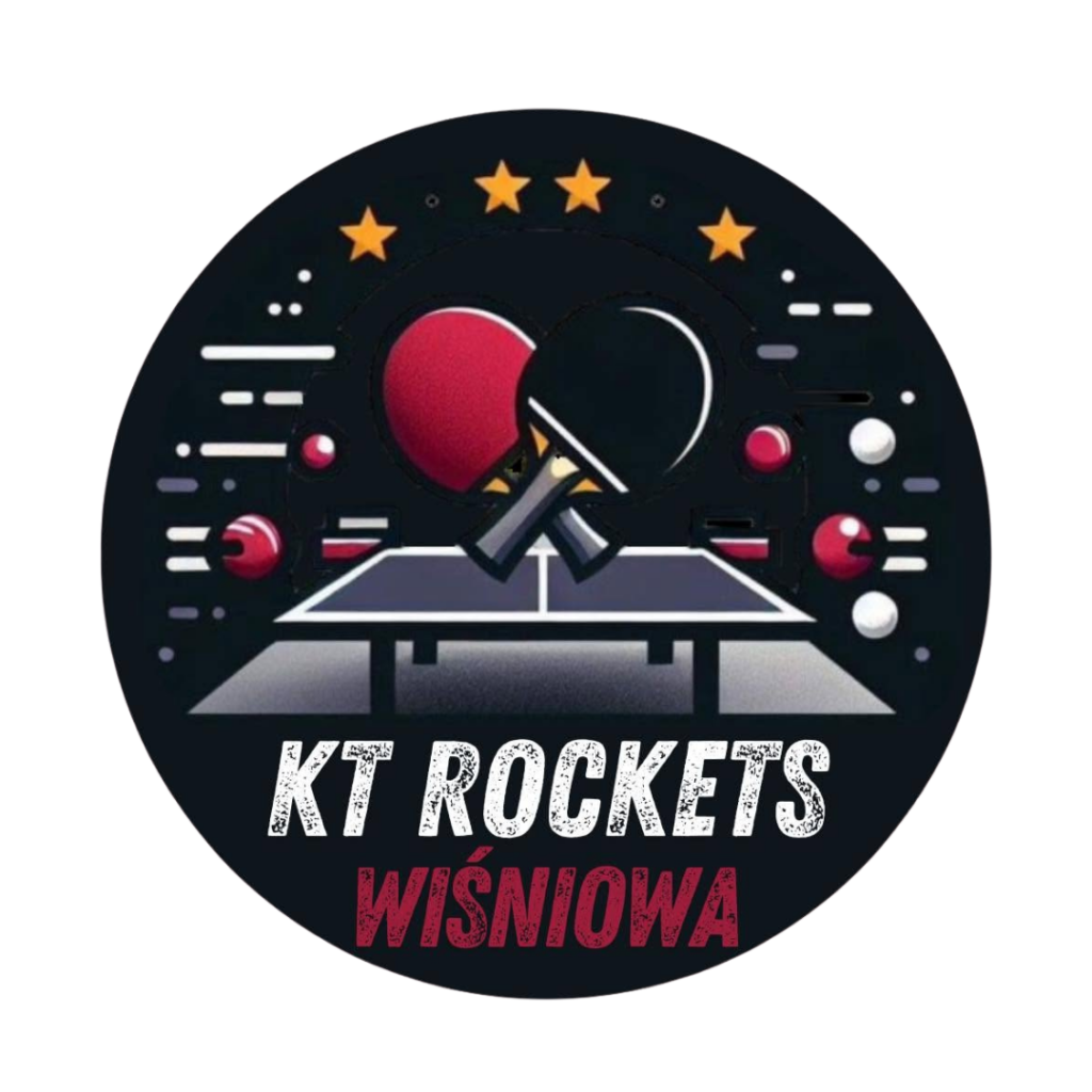 logo Klubu Tenisa Rockets w Wiśniowej
