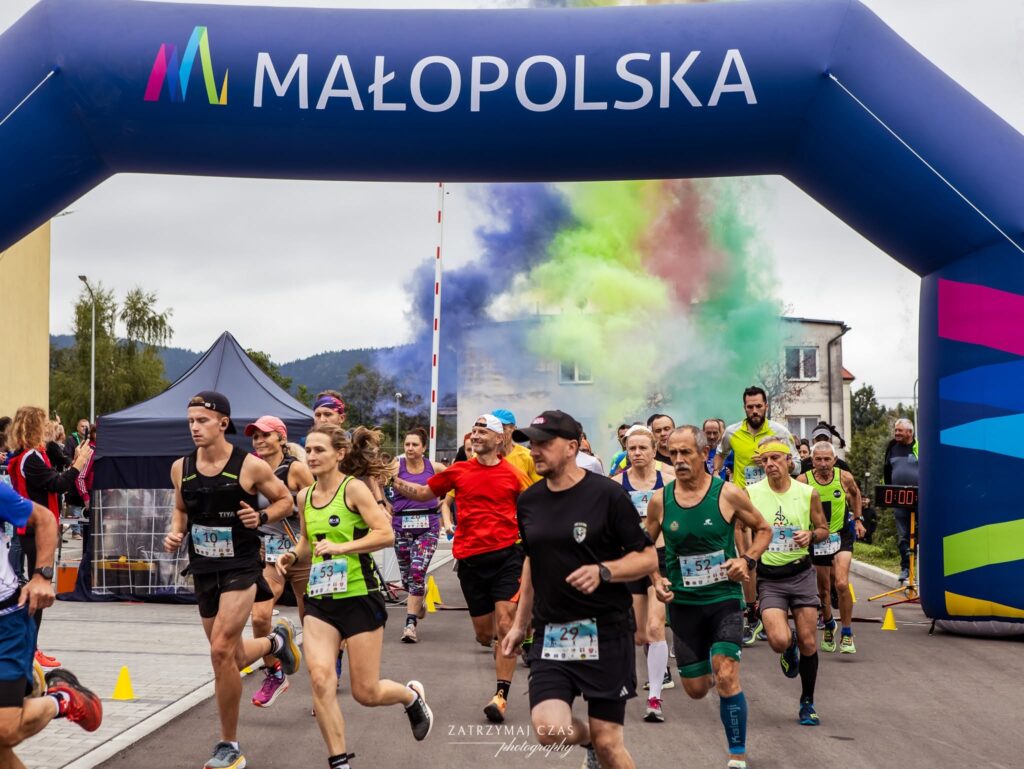 fotorelacja z biegu - start zawodników
